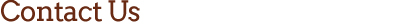 Contact Us